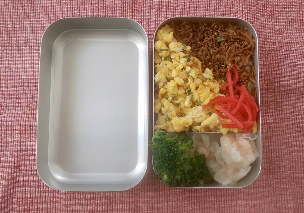 アルミ弁当箱角丸型