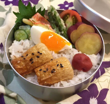 アルミ弁当箱丸型内フタ付